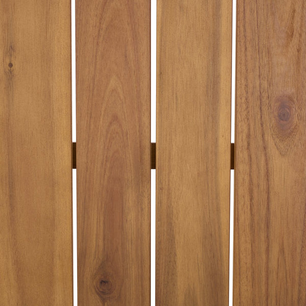 Safavieh Sabrina 4 Pc Set - Elegant Teak & Cream Outdoor Furniture For Stylish Gatherings & Relaxation Teak Brown ,Cream Pat6809a,Set2 ,Pat6810a Pat9518a-kit2