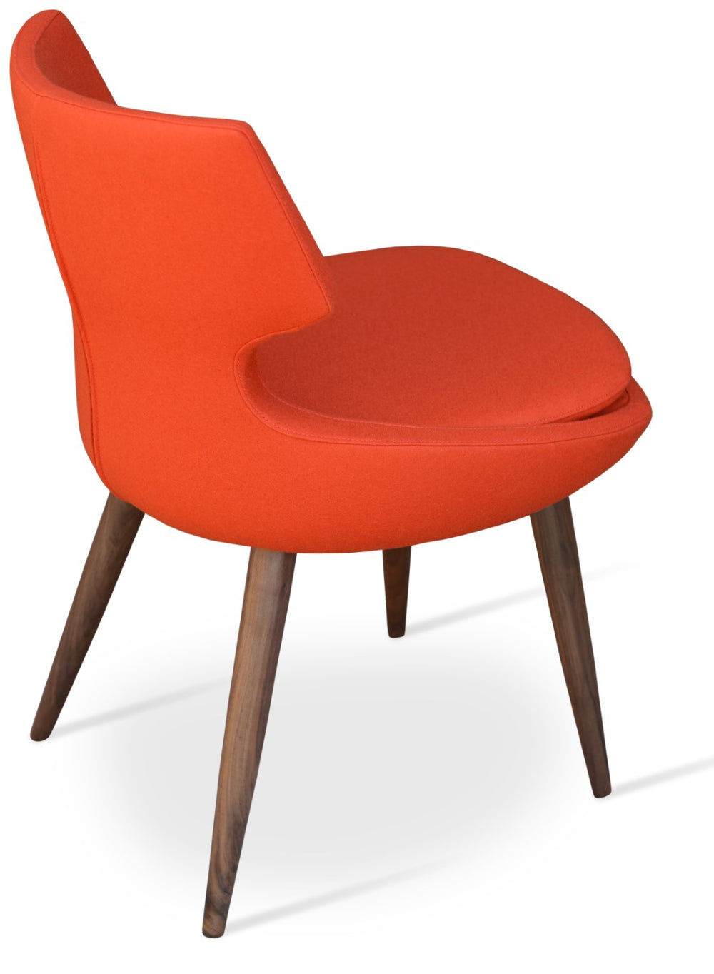 Soho Concept Patara Wood Dining Chair - Elegant Beech Base, Versatile Upholstery Options, 10-year Guarantee! Walnut  Soho-concept-dining-chair-05513