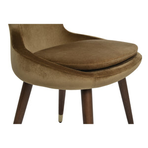 Soho Concept Patara Wood Dining Chair - Elegant Beech Base, Versatile Upholstery Options, 10-year Guarantee! Walnut,Gold  Soho-concept-dining-chair-05131