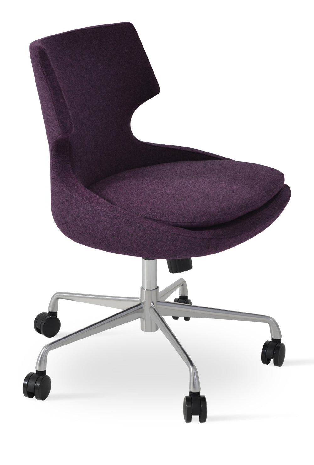 Soho Concept Patara Ergonomic Office Chair With 10-year Camira Fabric Guarantee & Stylish Metal Base Options Pistachio  Soho-concept-dining-chair-11921