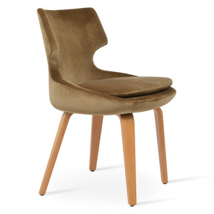 Soho Concept Patara Plywood Dining Chair - Stylish Upholstery, Memory Swivel, 10-year Guarantee, Quality Craftsmanship Natural  Soho-concept-dining-chair-05200
