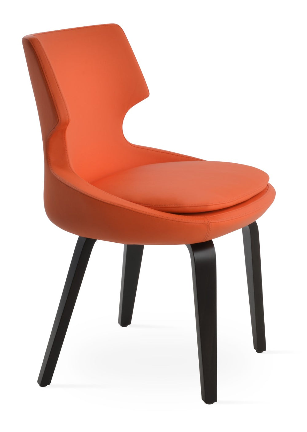 Soho Concept Patara Plywood Dining Chair In Ppm Orange – Stylish, Durable, 10-year Guarantee, 350 Lbs Capacity Orange  Soho-concept-dining-chair-05198