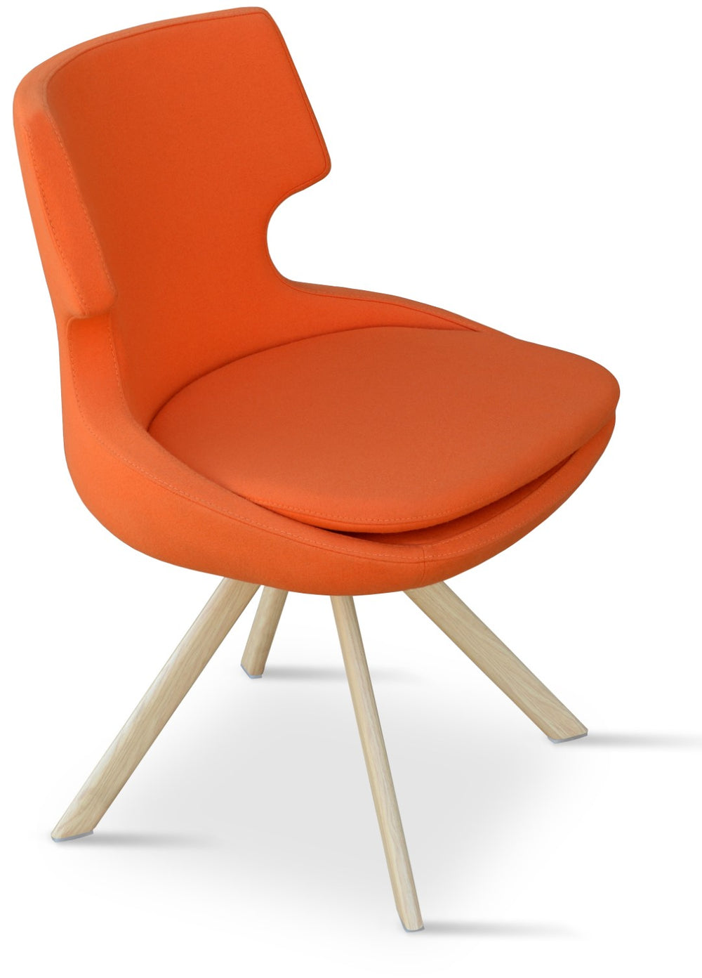 Soho Concept Patara Sword Dining Swivel Chair In Camira Era Fabric – Elegant, Durable, 10-year Warranty, 300 Lb Cap. Gold,Turquoise  Soho-concept-dining-chair-05416