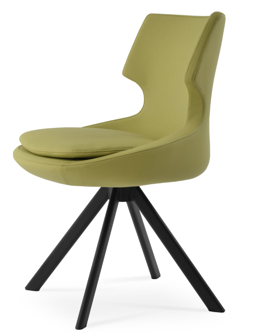 Soho Concept Patara Dining Swivel Chair - Luxurious Boucle, Velvet & Nubuck Options, 10-year Guarantee, Stylish Finish Gold,Red  Soho-concept-dining-chair-05418