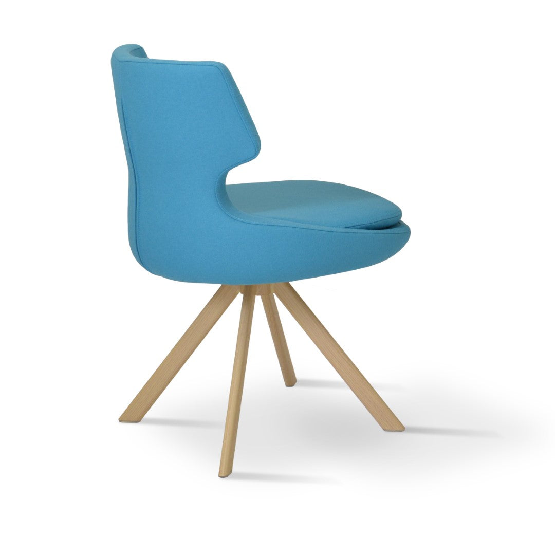 Soho Concept Patara Sword Dining Swivel Chair - Thumbnail 4
