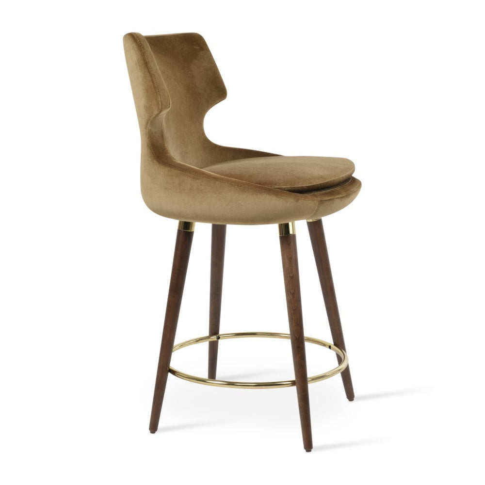 Soho Concept Patara Wood Barstools & Counterstools - Elegant Upholstery Options With 10-year Guarantee, 350 Lbs Capacity Red,Turquoise  Soho-concept-dining-chair-09160