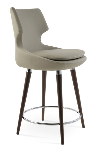 Soho Concept Patara Wood Barstools & Counterstools – Durable Beech Design, Elegant Walnut Finish & 5-year Guarantee   Soho-concept-dining-chair-09159
