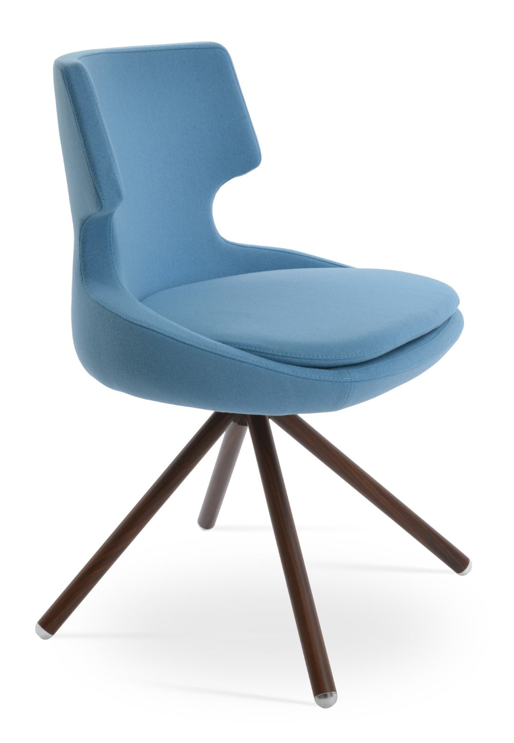 Soho Concept Patara Stick Swivel Dining Chair - Premium Camira Wool, 10-year Guarantee, Stylish & Durable Design Gold,Orange  Soho-concept-dining-chair-05375