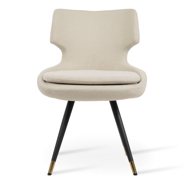 Soho Concept Patara Star Chair - Elegant Dining Chair With Stylish Fabric Options & 10-year Guarantee, Walnut Black,Gold,Brass,White  Soho-concept-dining-chair-05351