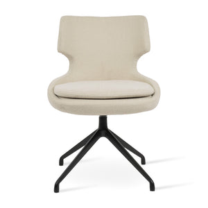 Soho Concept Patara Spider Chair - Stylish Aluminum Base, Versatile Fabrics, 10-year Guarantee, Perfect For Home! Black,White  Soho-concept-dining-chair-05303