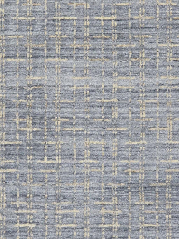 Pasargad Home Slate Collection Hand-loomed Silk & Wool Rug – Luxurious Modern Elegance For Any Space   Pbfe-01 6x9