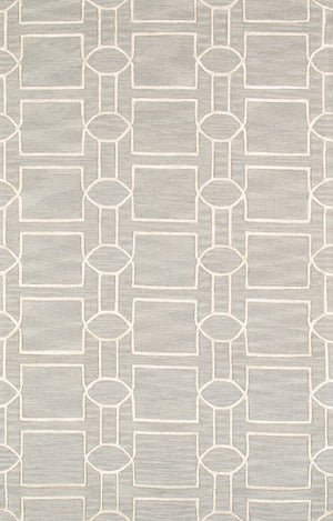 Pasargad Hand-tufted Silk & Wool Transitional Area Rug - Luxurious Modern Elegance For Any Room   Pbw-2sam 5x8