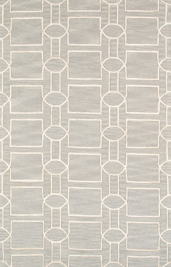 Pasargad Hand-tufted Silk & Wool Transitional Area Rug - Luxurious Modern Elegance For Any Room   Pbw-2sam 5x8