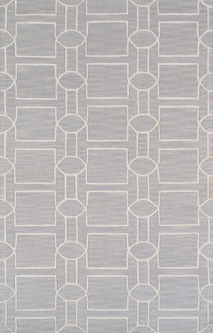 Pasargad Hand-tufted Silk & Wool Transitional Area Rug - Luxurious Modern Elegance For Any Room   Pbw-3sam 6x9