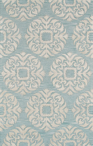 Pasargad Hand-tufted Silk & Wool Transitional Area Rug - Luxurious Modern Elegance For Any Room   Pbw-784grn 5x8