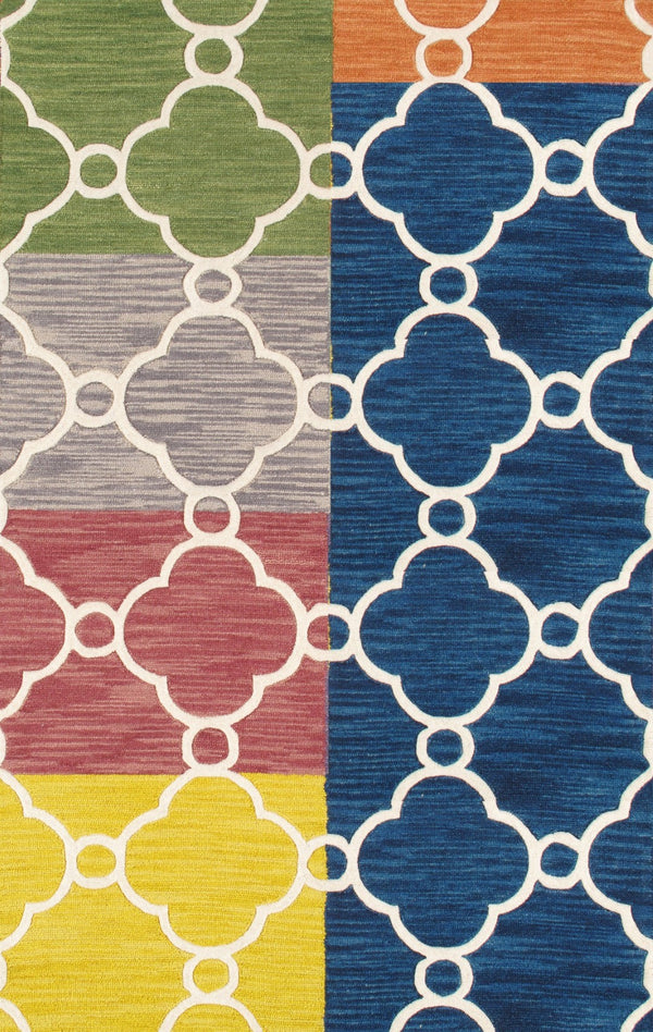 Pasargad Transitional Collection Hand-tufted Lamb's Wool Area Rug For Modern Elegance & Comfort   Pbw-820chart 5x8