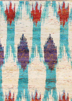 Pasargad Home Sari Silk Collection Hand-knotted Area Rug In Rich Jewel Tones For Stunning Decor   Pbw-839 9x12