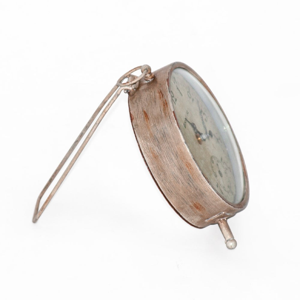 Paris Petit Clock Distressed Antique Taupe PC005 Zentique