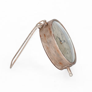 Paris Petit Clock Distressed Antique Taupe PC005 Zentique