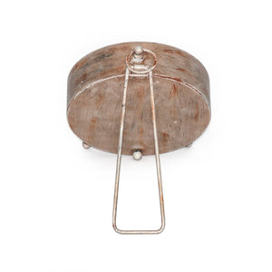 Paris Petit Clock Distressed Antique Taupe PC005 Zentique