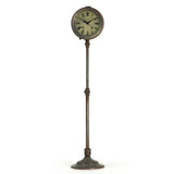 Iron Clock Rustic Zinc PC018 Zentique