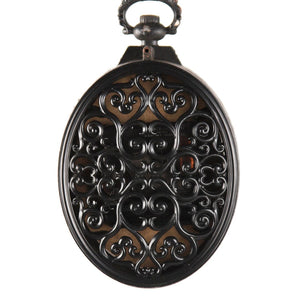 Iron Clock Antique Black PC021 Zentique