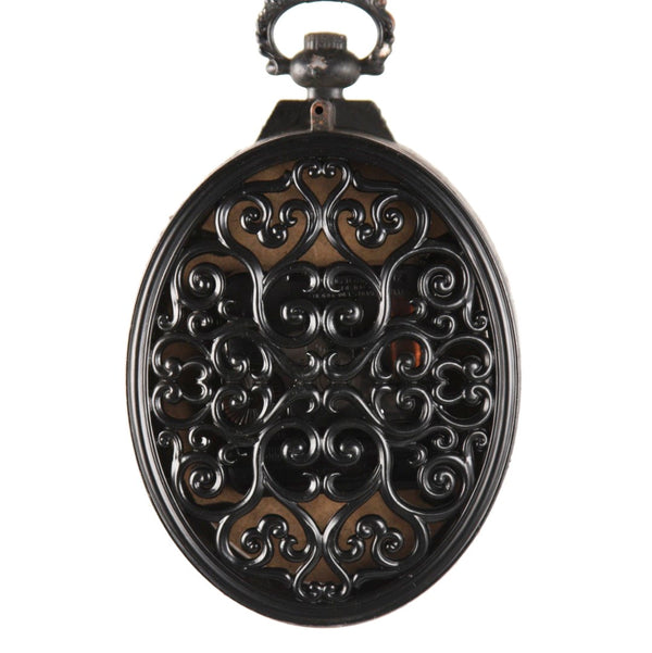 Iron Clock Antique Black PC021 Zentique