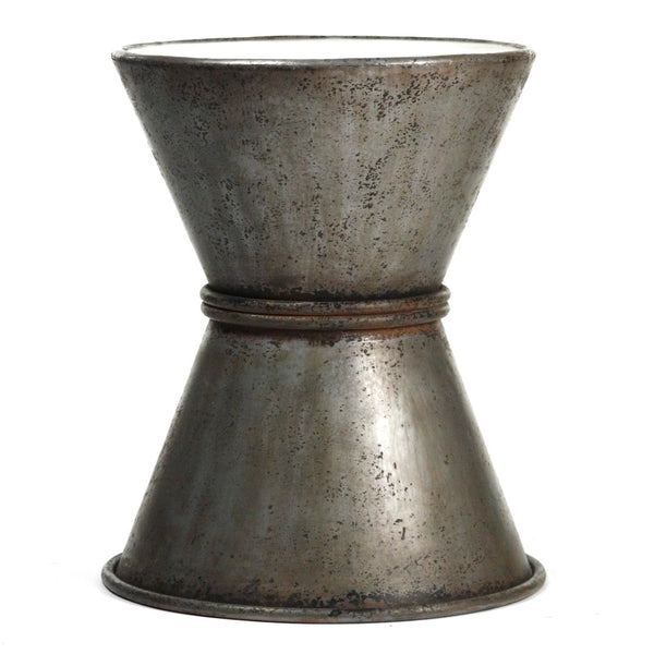 Iron Stool Rustic Zinc PC022 Zentique