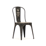 Christelle Iron Chair Antique Black PC023 Zentique