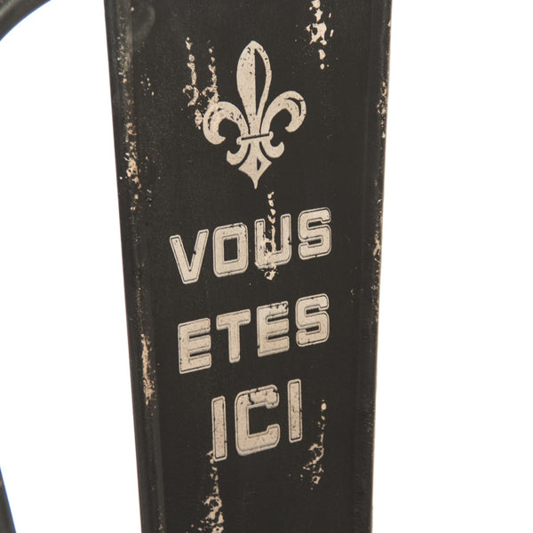 Christelle Iron Chair Antique Black PC023 Zentique