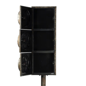Zentique Iron Industrial Wall Clock with Matte Textured Finish, Minimalist Face and Durable Solid Iron Craftsmanship W14 x H74 x D14 PC028