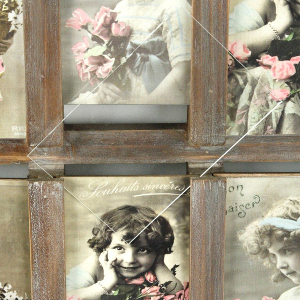 Zentique Wooden Natural Grain Photo Frame 26x41cm — Solid Wood & MDF, Slim Profile, Wall or Table Display PC030
