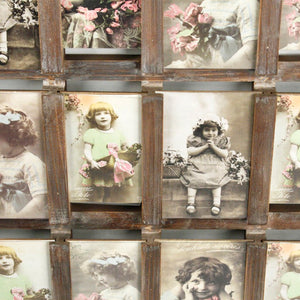 Zentique Wooden Natural Grain Photo Frame 26x41cm — Solid Wood & MDF, Slim Profile, Wall or Table Display PC030