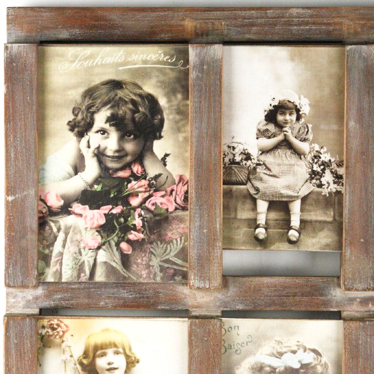 Zentique Wooden Natural Grain Photo Frame 26x41cm — Solid Wood & MDF, Slim Profile, Wall or Table Display PC030