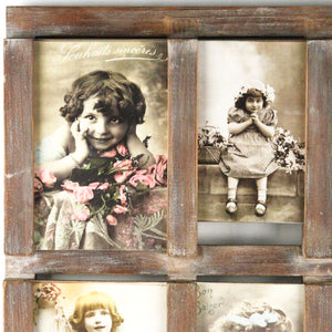 Zentique Wooden Natural Grain Photo Frame 26x41cm — Solid Wood & MDF, Slim Profile, Wall or Table Display PC030