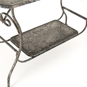 Zentique Iron Table Industrial Console — 43.5" W Slim Entryway Sofa Table, Powder-Coated Rust-Resistant Metal for Modern Loft Spaces PC034