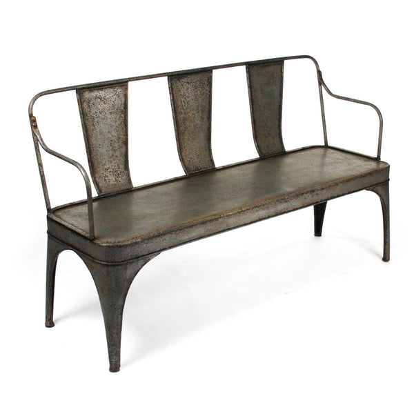 Adrienne Iron Chair Rustic Zinc PC037 Zentique