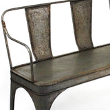 Adrienne Iron Chair Rustic Zinc PC037 Zentique