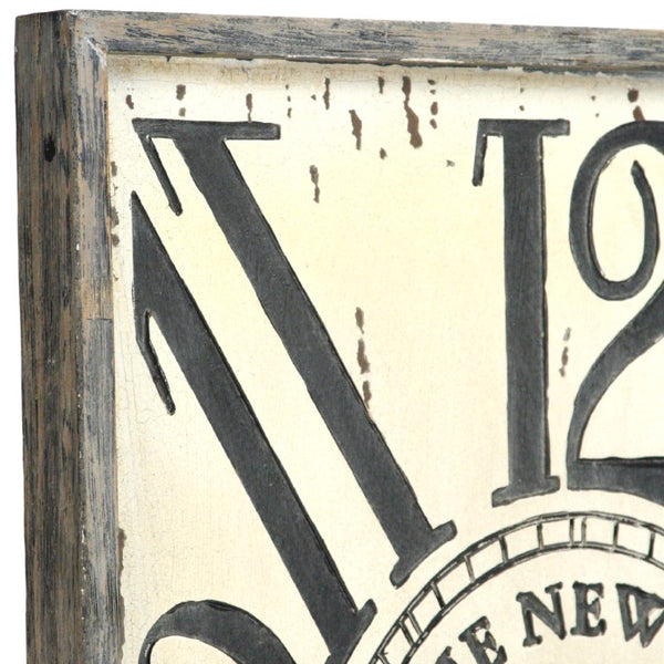 Zentique Wooden Minimalist Wall Clock — Radiata Pine Face, Quiet Movement, Slim Profile for Modern Spaces PC040