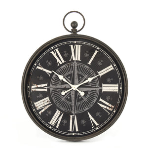 Jan Clock Antique Black PC053 Zentique