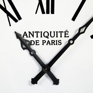 Zentique Corvin Minimalist Wall Clock – 43.5cm Slim Iron Open-Frame Design, Durable Readable Accent Piece PC057