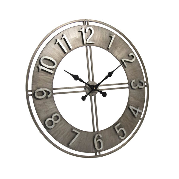 Adorlee Wall Clock Distressed Metal PC060 Zentique