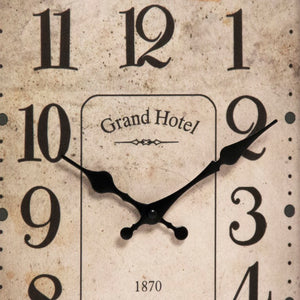 Zentique Caress Modern Wall Clock with Aluminum Frame & MDF Back, Minimalist 16x22in Timepiece for Living Rooms PC062