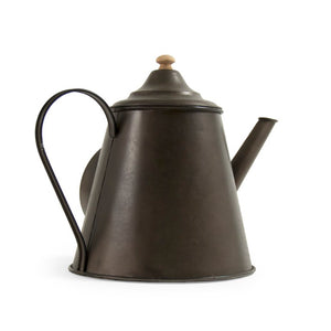 Zentique Iron Rustic Pitcher Clock with Weathered Farmhouse Finish, Freestanding Mantel Accent, Easy-Read Dial PC066