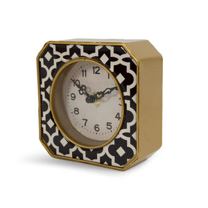 Black and White Pattern Clock Black/White pattern PC073 Zentique