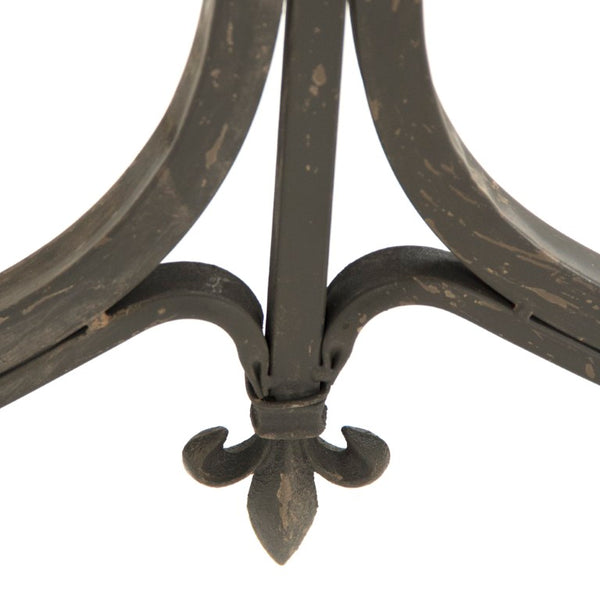 Zentique Iron Wall Table Floating Iron Console for Entryway, Kitchen or Office — Durable Minimalist Design, Space-Saving W48 x H31.25 x D18 PC074