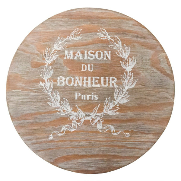 Zentique Parisienne Counter Stool with Contoured Seat, Solid Wood Finish — Compact, Durable French Bistro Style (97 characters) PC089