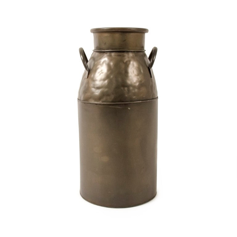 Zentique Weathered Iron Jar Large — Hammered Patina Rustic Vase 15" Tall for Dried Botanicals, Umbrellas, Entryway Accent

(chars count: 99) PC091