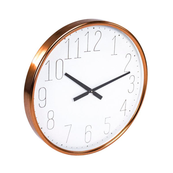 Zentique Iron industrial wall clock with MDF backing, slim 23.5" profile, quiet precision and vintage charm Bronze, White, Black PC105