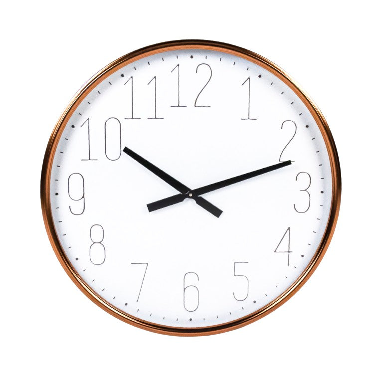 Zentique Iron industrial wall clock with MDF backing, slim 23.5" profile, quiet precision and vintage charm Bronze, White, Black PC105